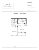 Sandstone 1 floor plan