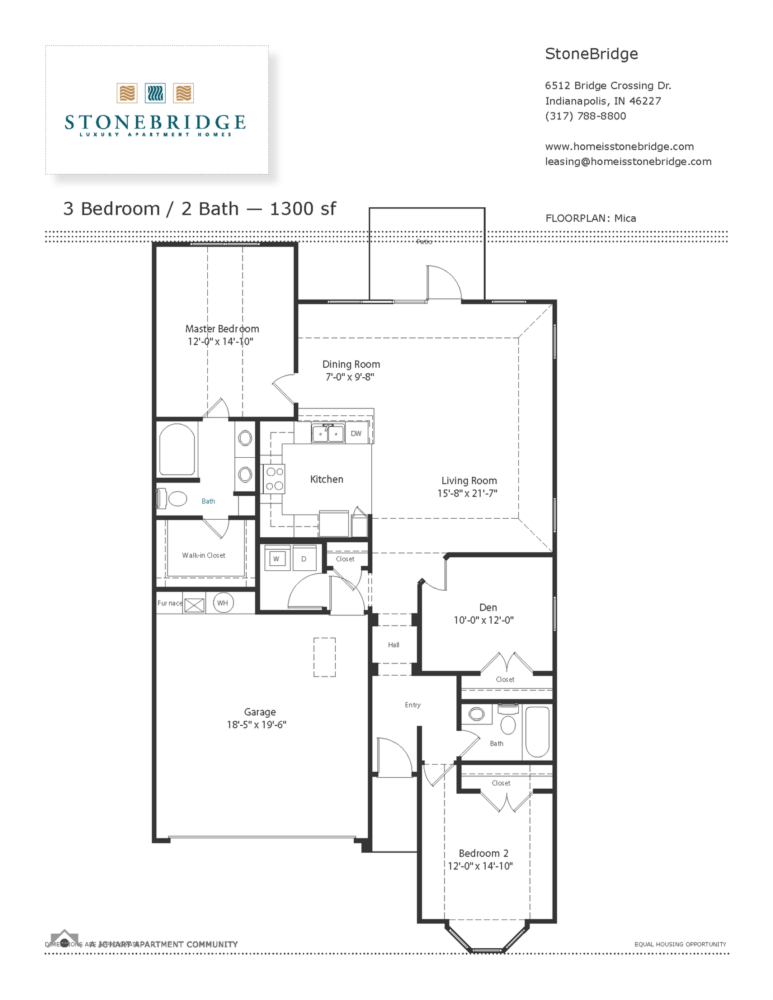 2 bedroom apartment floor plans